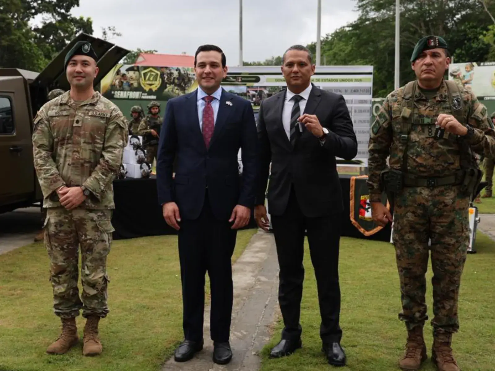 Embajada de EE.UU entrega más de $5 millones a MINSEG para combatir los carteles, reforzar las fronteras y frenar las amenazas de la inmigración ilegal a EE.UU.