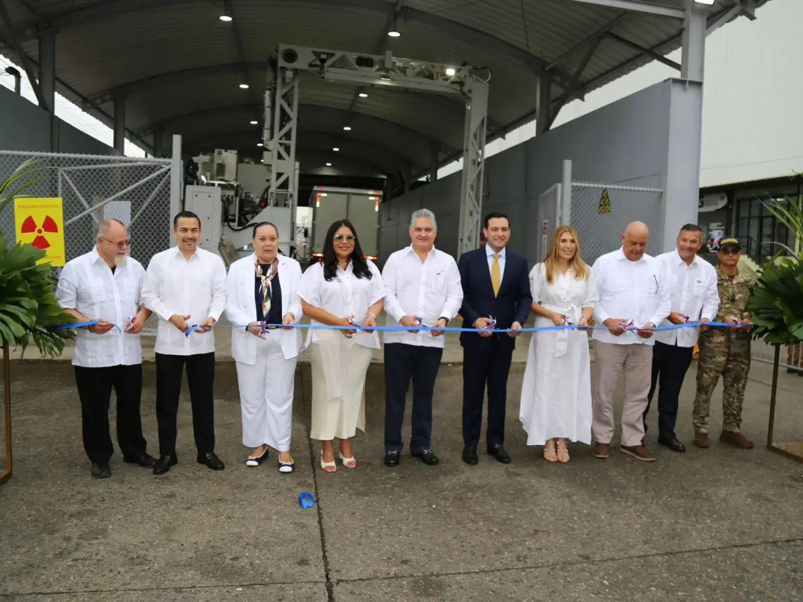 Inauguración de escáner en la Zona libre de Colón